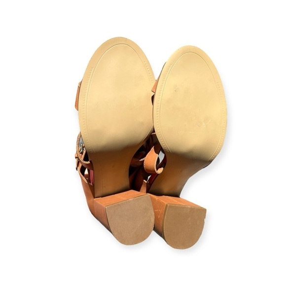 Kelsi Dagger | Gina Brown Vachetta Belted Cutout Strappy Sandals - Picture 9 of 12